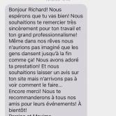 Reçu de Perrine par SMS - Avis sur Airus Sound