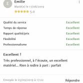 Posté par Emilie sur Mariages.net - Avis sur Airus Sound