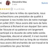 Posté par Alexandra sur notre fiche Google - Avis sur Airus Sound
